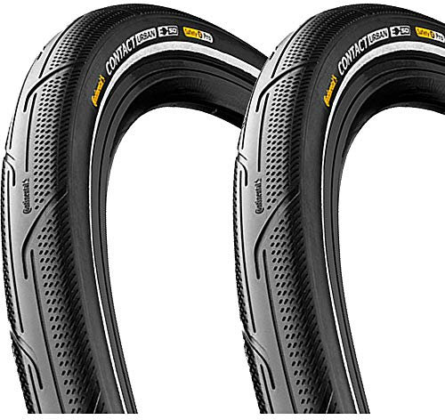 2X Continental Contact Urban E-50 Draht Reflex 27,5 42-584mm Reifen + Flicken