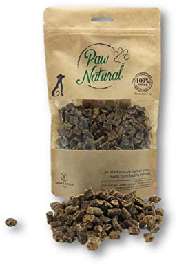 Paw Natural Hunde Leckerlis Training | 250g Lamm-Leckereien | 100% Gluten- & getreidefrei | aus frischem Fleisch gesunder Tiere