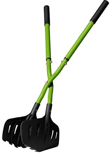 Earthwise 50002 Gator Grabber Telescoping Leaf Clean-Up Tool, Green/Black