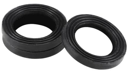 sourcing map Rubber Flat Washer 24mm OD 16mm ID 2.4m Thickness with Stainless Steel Filter, for Faucet Pipe Water Hose, Pack of 3
