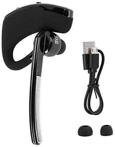 Tonysa V8 Business Auriculares Bluetooth, Auriculares estéreo Manos Libres inalámbricos, Auriculares inalámbricos, Auricular inalámbrico con micrófono para Negocios en Funcionamiento