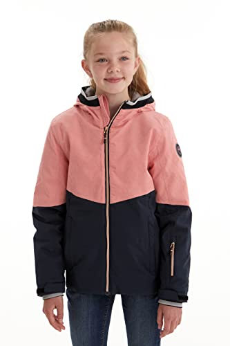 killtec Mädchen Funktionsjacke/ Skijacke mit Kapuze und Schneefang - KSW 52 GRLS SKI JCKT, rosenholz, 152, 37176-000