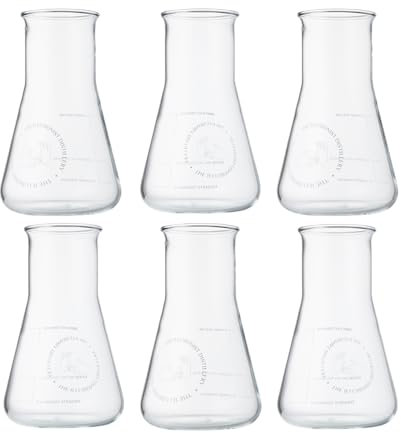 The Illusionist Dry Gin Glas | Gin & Tonic Glas 6er Set | Premium Erlenmeyerkolben | Perfect Serve | 250ml