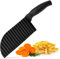 joeji's Kitchen Taglia Coltello Ondulato Verdure 29cm - Taglia Patate Fritte Frutta e Verdura per Ottenere Fette Ondulate Senza Fatica