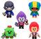 Bizak Brawl Stars 64116031 Action-Figuren, 5er-Pack in Box, Figuren, Multiplayer, beweglich, 11 cm