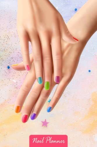 Nail Planner: Nail Art Planner, Nail book, Nail Art Design Planner, Sketchbook for Nail Techs, Nail Art Journals for Artists, Manicurists And Nail Art ... Design Ideas Portfolio hand Background Cover