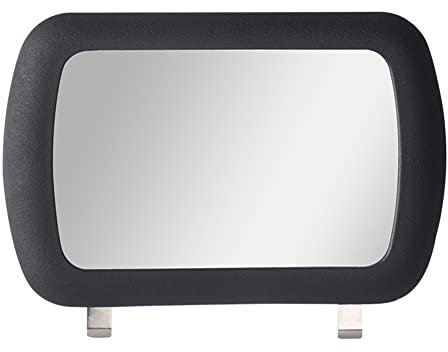 Auto Makeup Spiegel,Auto Kosmetikspiegel Sonnenblende Spiegel Universal Selbstklebende Kosmetikspiegel Auto Schminkspiegel Sonnenschutz Spiegel Sonnenblende Rückspiegel Auto Visier Spiegel,Schwarz