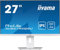 iiyama Prolite XUB2792QSU-W5 68,5cm 27 IPS LED-Monitor WQHD DVI HDMI DP USB3.0 Ultra-Slim-Line FreeSync Höhenverstellung Pivot weiß