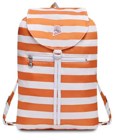 INVICTA Zaino - MINISAC NEXT - Richiudibile e Tascabile - Viaggio & Tempo Libero - Zainetto Uomo Donna a Righe - ICONA - PACKABLE