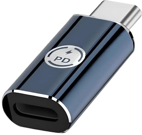 Lightning to USB C Adapter,PD Fast Charging Compatible with iPhone 15/14/13/12 Series/MacBook/Laptop/iPad/Samsung and More Type C Devices, Support Data Transmission