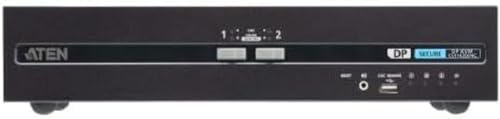 ATEN DisplayPort Dual Display USB 2 Port Advanced Security KVM-Switch mit CAC (kompatibel mit PSD PP v4.0) Marke