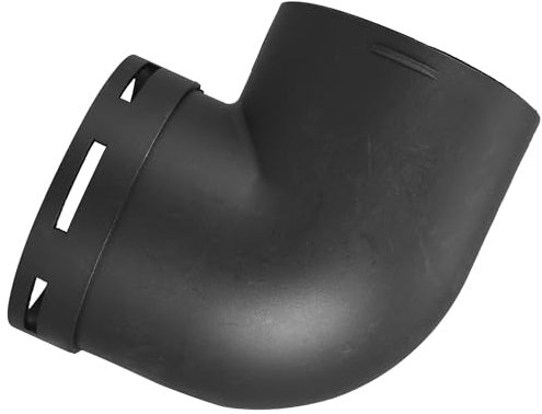 75mm Car Air Diesel Heater Duct Car Heater Warm Air Ducting Pipe 90° Elbow Hose Outlet Connector Black