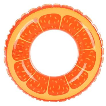 Aufblasbarer Schwimmreifen, Floating-Ring Donut Aufblasbar Ring Luftmatratze Reifen Schwimmreifen,Schwimmring für Erwachsene & Kinde (orange)