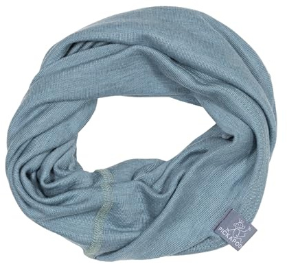 PICKAPOOH Multifunktionstuch Strunzel Bio-Schurwolle/Seide für Kinder und Erwachsene, Sea Green, Gr. 3