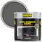 UPVC Paint 750ml - Umber Grey - Satin Finish - No Primer Needed - Fast Drying - For Doors, Windows, Conservatories - Interior/Exterior - 10 Yr Durability - Pro Quality for Plastic & uPVC.