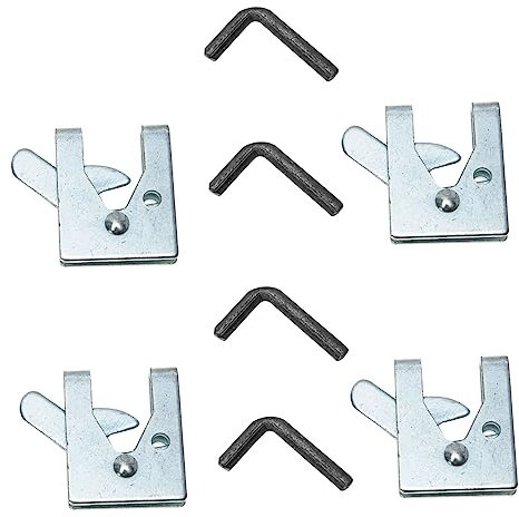 Milisten Dog Crate Lock 4 Pack Pet Crate Latch Touch Lock Safety Catch Corrosion-resistant Easy Installation