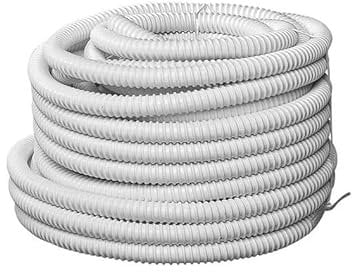 Kondensatleitung Ø 16 & 20 mm 30 Meter Kondensatschlauch Spiralschlauch - flexibel glatte Innenseite Kondensatrohr - Klimaanlage Wärmepumpe (Ø 16 mm)