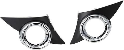 ATTLGR Auto Nebelscheinwerfergitter Für Peugeot 207 Sport 2006-2009,Frontstoßstange Nebelscheinwerfer Lampengitter Abdeckungs,Nebelscheinwerfer Deckel Zubehör