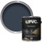 upaintpvc - All-In-Once UPVC Plastic Paint - Windows - Doors - Frames - Conservatories - Fascia - Downpipes - Guttering | Semi Matt Finish - 1 Litre (Steel Blue Ral 5011)