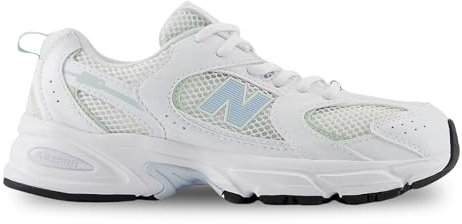 NEW BALANCE GR530SP 530 Uomo, White Synthetic Leather/Textile EU 38