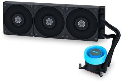 Galahad II Lite 360mm PBT Fans – High Performance, FDB Bearing Design, Customizable Pump ARGB Blockhead & Switchable Lid – 28mm PBT Fan, Support ARGB Side Light Strips for LGA 1700/AM5/AM4 (GA2L36PB)