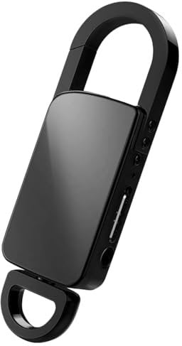 64GB Mini Digitales Diktiergerät, Aufnahmegerät Mini mit Dreifacher Rauschunterdrückung, Kann Bis zu 900 Stunden Aufnahmedaten Speichern, für Vorlesungen Interviews Meetings Klasse