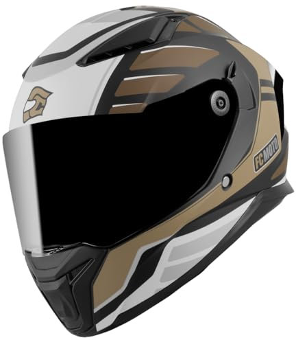 FC-Moto FF130SV Cavion Helm, schwarz matt/braun, L