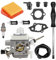 luolety Carburador FS240 FS260, 4147-120-0625 Kit de carburador para desbrozadoras Stihl FS240, FS240C, FS240R, FS240RC, FS260C, FS260R, FS360C y FS410C. Incluye Filtro de Aire 4147 141 0300