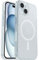 Cover per iPhone 16e, 15, 14, 13 OtterBox Symmetry Seires Clear MagSafe, resistente a shock e cadute fino; sottile, testata 3x norme MIL-STD 810G, Trasparente