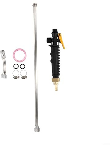Aprilsunnyzone Bacchetta di ricambio da 96,5 cm per spruzzatore con tubo in acciaio inossidabile e facile installazione