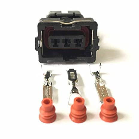 10 Sets Automobilableitungsgurt setzt Amp 3 Pin Socket weiblicher Stecker 15305560