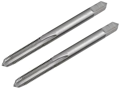 MOUMOUTEN 2 pièces Taraud Métrique M3x0,35mm Filetage Fin Pas à Droite HSS | 4 cannelures droites, pour machine à vis, filetage, réparation, bouchon, outil de taraudage