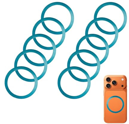 SEYUGOPTI 10 Stück Magnet Ring Handy für Magnetische Handyhalter | Magnetring für Handyhülle, Magnetische Ring für Kfz Auto Handyhalterung, Kompatibel mit magnetischem Ladegerät