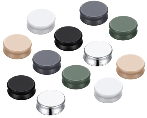 Qianyu Lot de 12 paires d'aimants puissants pour hijab multi-usage - Clips professionnels sans broches - Sans accrocs - N'abîment pas le tissu - Pour femmes, vêtements, chemises, écharpes, robes