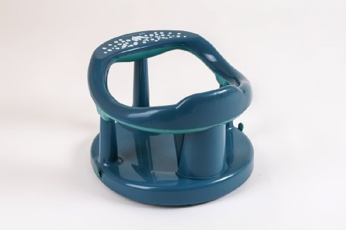 Dr. Schandelmeier Baby Badering Ergonomischer Badewannensitz Rutschfester Babywanneneinsatz Badesitz für die Badewanne oder die Dusche BPA-frei, Farbe:Blau-Türkis