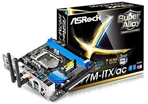 ASRock H97M-ITX/ac Motherboard - Mini-ITX, Intel H97, Socket 1150, WiFi