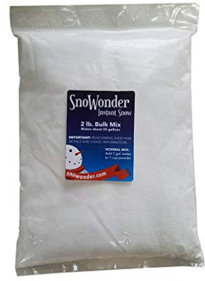 SNOWONDER Neve istantanea, Artificiale, Finta, per Creare galloni di Neve