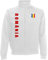 AkyTEX Rumänien Romania EM-2020 Sweatjacke Wunschname Wunschnummer Weiß L