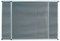 MAURER Zanzariera Multidirezionale Grigia 75x100 (193) cm. con Spazzolino