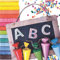 20 Servietten Schulanfang ABC Einschulung Einschulung Schule Schultüten 33x33cm