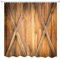 A.Monamour Goldgelb Farbe Vertikal Holz Planken Scheune Garagentor Bilddruck Wasser Mehltau Resistent Anti-Bakterien Polyester Stoff Duschvorhang Für Bad Zubehör 180X200 cm / 72 X78