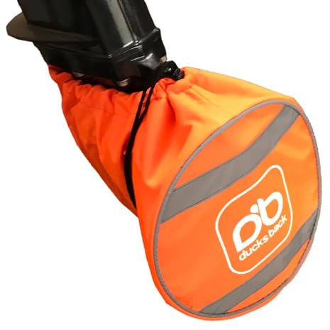 Ducksback Boots-Außenbordmotor-Propeller-Abdeckung (Prop) für kleine Motoren (bis zu 30 PS) (Orange)