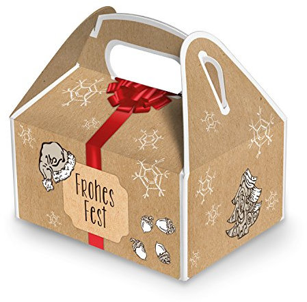 Logbuch-Verlag 20 Weihnachten kleine Schachteln 9 x 12 x 6 cm Geschenke für Kunden Mitarbeiter Verpackung
