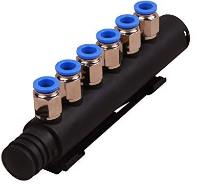 Verteiler Lüft 8-fach Gebläse Whirlpool SPA Bodendüsen