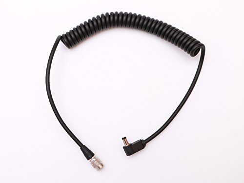 4pin Male Hirose to DC 5.5/2.5mm Coiled Power Cable for Sound Devices,ZAXCOM
