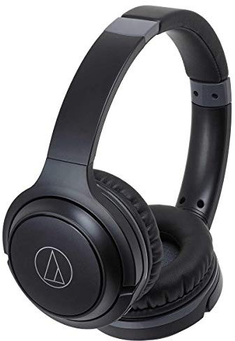Audio-Technica ATH-S200BTBK Auriculares Color Negro, Bluetooth, Plegable, 10 x 23 x 26