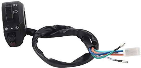 Interruttore manubrio moto 7/8 Manopola comando clacson Interruttore indicatore direzione luce alto/basso Interruttore sinistro 22mm