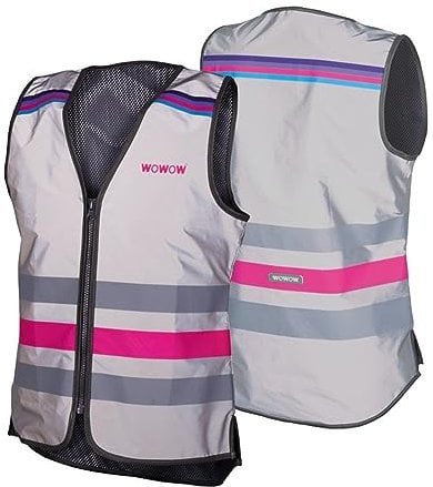 Chaleco SEG.WOWOW Lucy Full Reflect.BLA/ROSA T.XXL