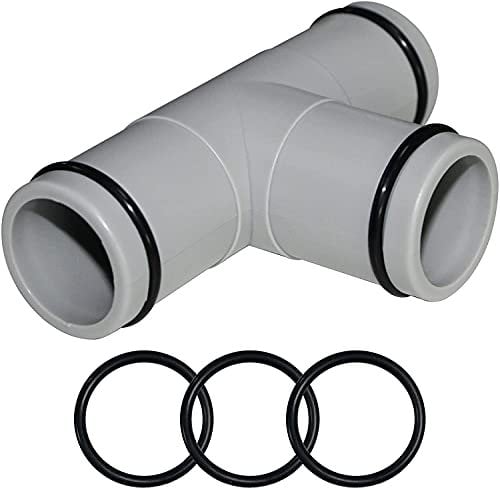 Taixinpower T-Verbindungsstück, 32 mm (1,25 Zoll) im Durchmesser, Schlauchteile, Rohrzubehör, T-Stück,