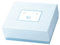 Rössler Papier 13431930200 - Geschenkschachtel Baby Boy, hellblau, rechteckig 240 x 200 x 90 mm, Geburt und Taufe, 1 Stück